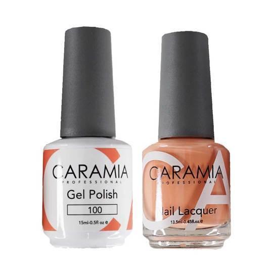 Caramia 100 - Caramia Gel Polish & Matching Nail Lacquer Duo Set - 0.5oz