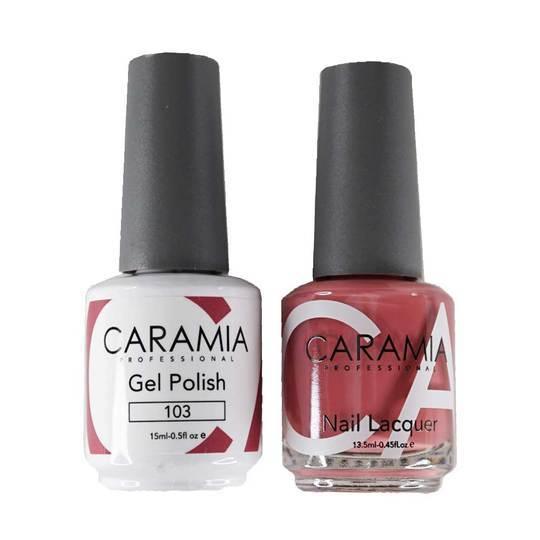 Caramia 103 - Caramia Gel Polish & Matching Nail Lacquer Duo Set - 0.5oz