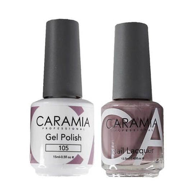 Caramia 105 - Caramia Gel Polish & Matching Nail Lacquer Duo Set - 0.5oz