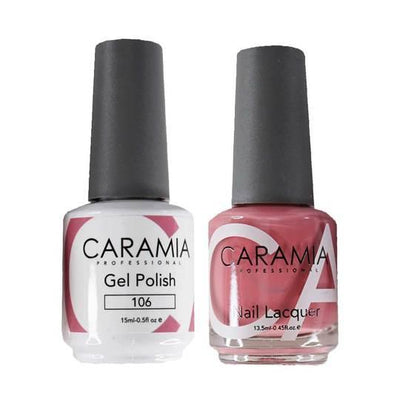 Caramia 106 - Caramia Gel Polish & Matching Nail Lacquer Duo Set - 0.5oz