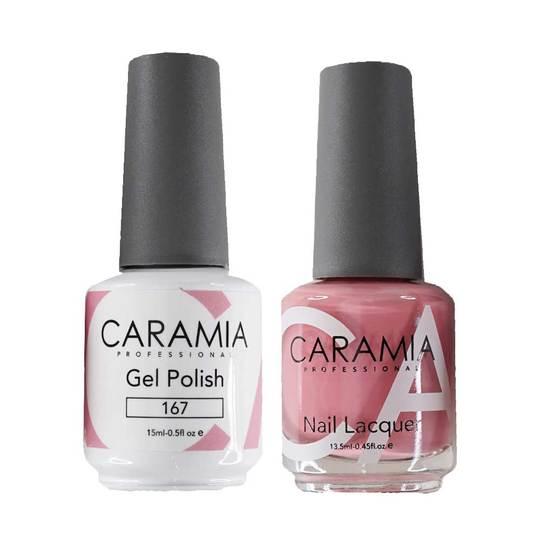 Caramia 167 - Caramia Gel Polish & Matching Nail Lacquer Duo Set - 0.5oz