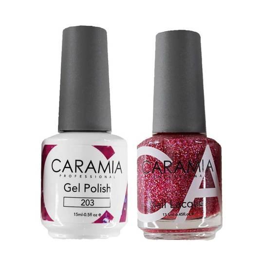 Caramia 203 - Caramia Gel Polish & Matching Nail Lacquer Duo Set - 0.5oz