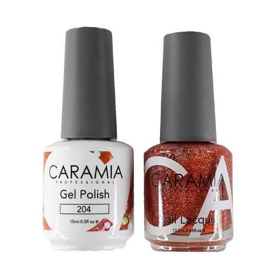 Caramia 204 - Caramia Gel Polish & Matching Nail Lacquer Duo Set - 0.5oz