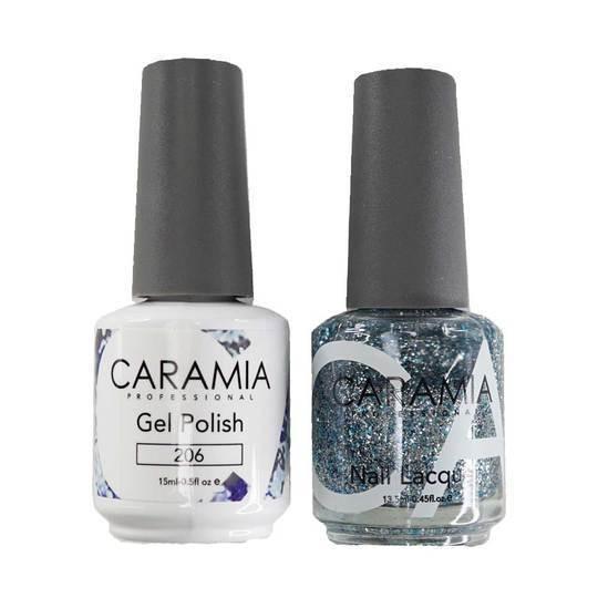 Caramia 206 - Caramia Gel Polish & Matching Nail Lacquer Duo Set - 0.5oz