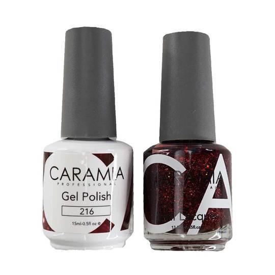 Caramia 216 - Caramia Gel Polish & Matching Nail Lacquer Duo Set - 0.5oz