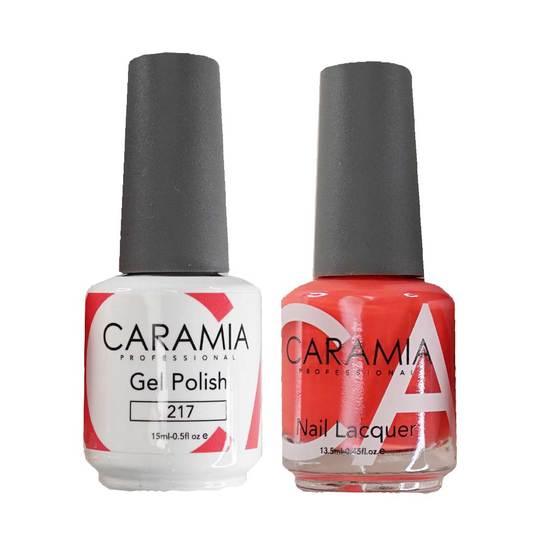 Caramia 217 - Caramia Gel Polish & Matching Nail Lacquer Duo Set - 0.5oz