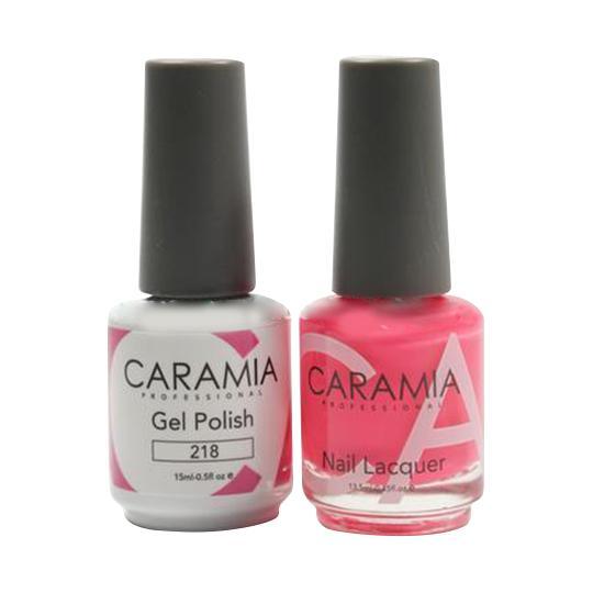 Caramia 218 - Caramia Gel Polish & Matching Nail Lacquer Duo Set - 0.5oz