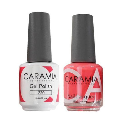 Caramia 220 - Caramia Gel Polish & Matching Nail Lacquer Duo Set - 0.5oz