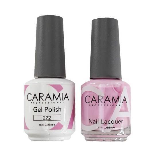 Caramia 222 - Caramia Gel Polish & Matching Nail Lacquer Duo Set - 0.5oz
