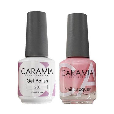 Caramia 230 - Caramia Gel Polish & Matching Nail Lacquer Duo Set - 0.5oz