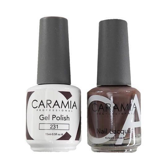 Caramia 231 - Caramia Gel Polish & Matching Nail Lacquer Duo Set - 0.5oz