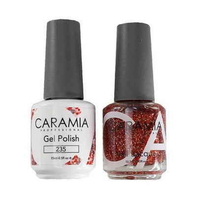 Caramia 235 - Caramia Gel Polish & Matching Nail Lacquer Duo Set - 0.5oz