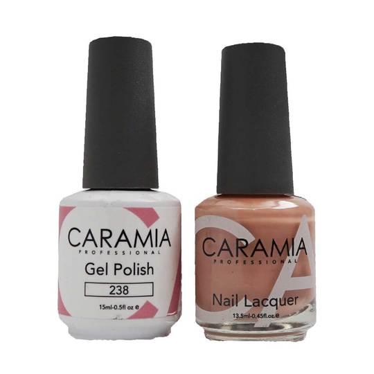 Caramia 238 - Caramia Gel Polish & Matching Nail Lacquer Duo Set - 0.5oz