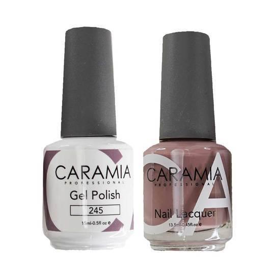 Caramia 245 - Caramia Gel Polish & Matching Nail Lacquer Duo Set - 0.5oz