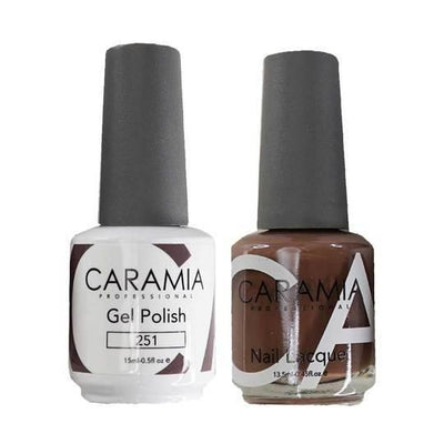 Caramia 251 - Caramia Gel Polish & Matching Nail Lacquer Duo Set - 0.5oz