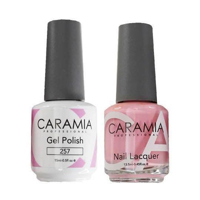 Caramia 257 - Caramia Gel Polish & Matching Nail Lacquer Duo Set - 0.5oz