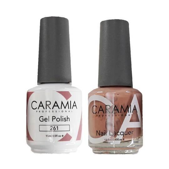 Caramia 261 - Caramia Gel Polish & Matching Nail Lacquer Duo Set - 0.5oz