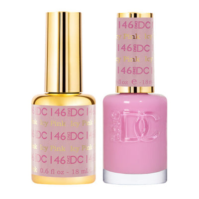 DC Icy Pink Gel Polish & Lacquer Duos #146