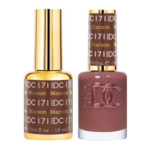 DC Maroon Gel Polish & Lacquer Duos #171