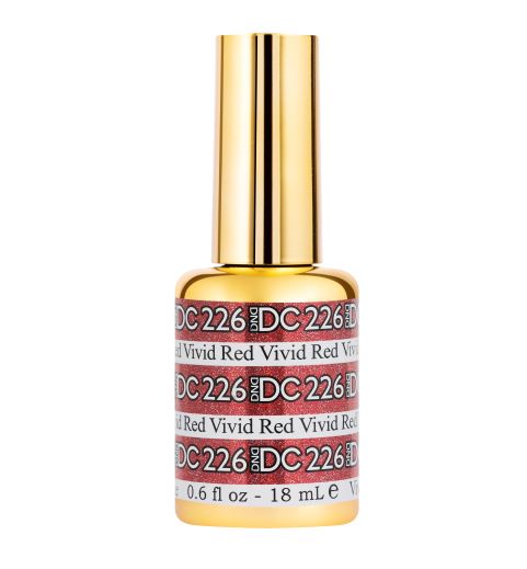 DC Mermaid Vivid Red Gel Polish #226