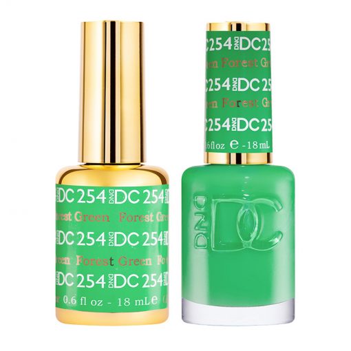 DC Forest Green Gel Polish & Lacquer Duos #254
