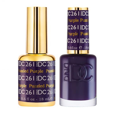 DC Puzzled Purple  Gel Polish & Lacquer Duos #261