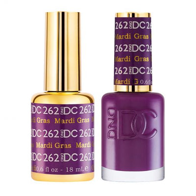 DC Mardi Gras Gel Polish & Lacquer Duos #262