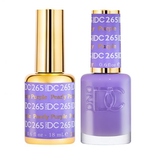 DC Pearly Purple Gel Polish & Lacquer Duos #265