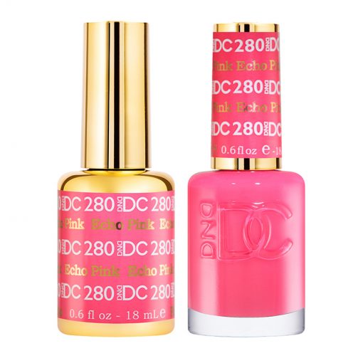 DC Echo Pink Gel Polish & Lacquer Duos #280