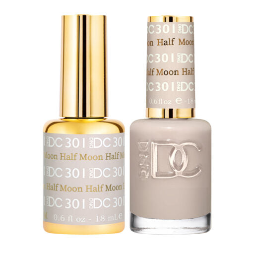 DC Half Moon Gel Polish & Lacquer Duos #301