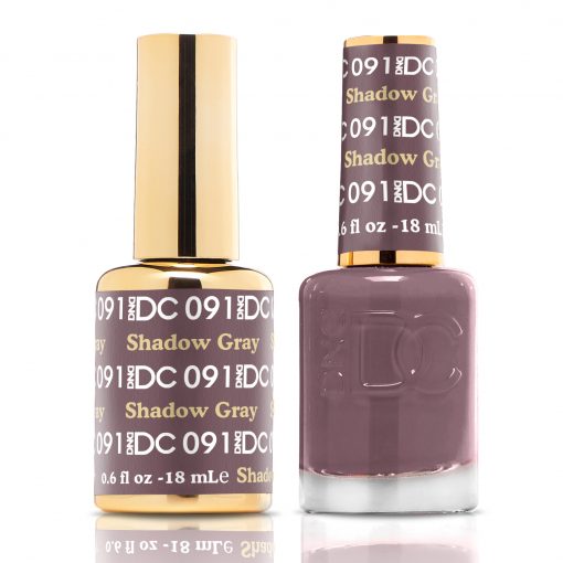 DC Shadow Gray Gel Polish & Lacquer Duos #091