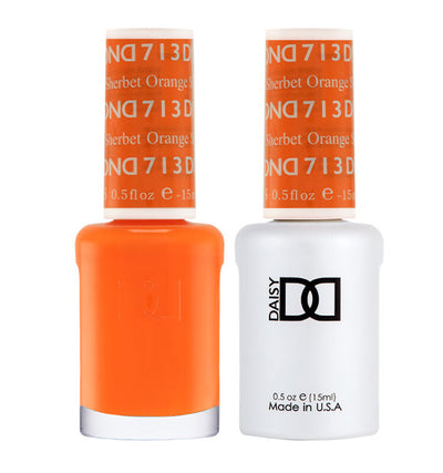 DND Orange Sherbet gel polish & Lacquer Duos #713