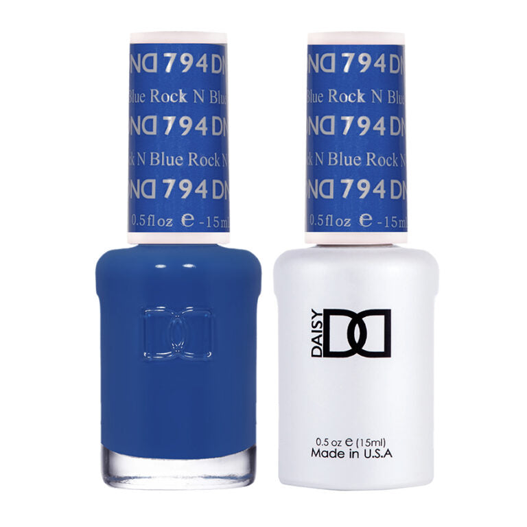 DND Rock n Blue gel polish & Lacquer Duos #794