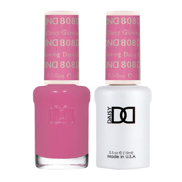 DND Glowing Daisy gel polish & Lacquer Duos #808