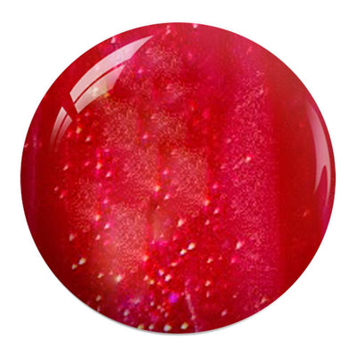 Gelixir 043 Candy Apple Red - Gelixir Gel Polish & Matching Nail Lacquer Duo Set - 0.5oz