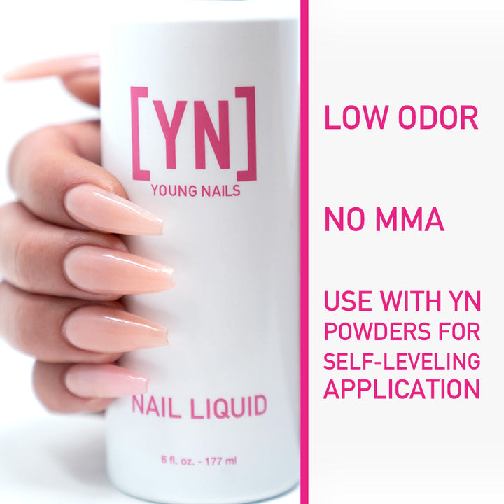 Young nails - NAIL LIQUID MONOMER, 6 OZ