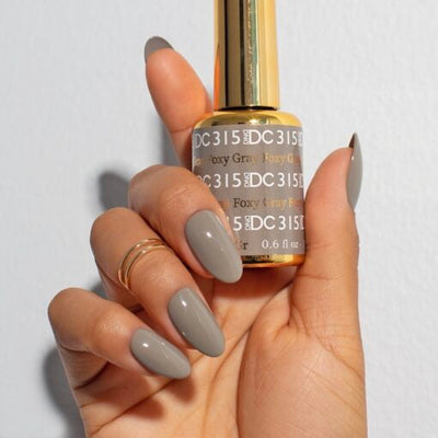 DC Foxy Gray Gel Polish & Lacquer Duos #315