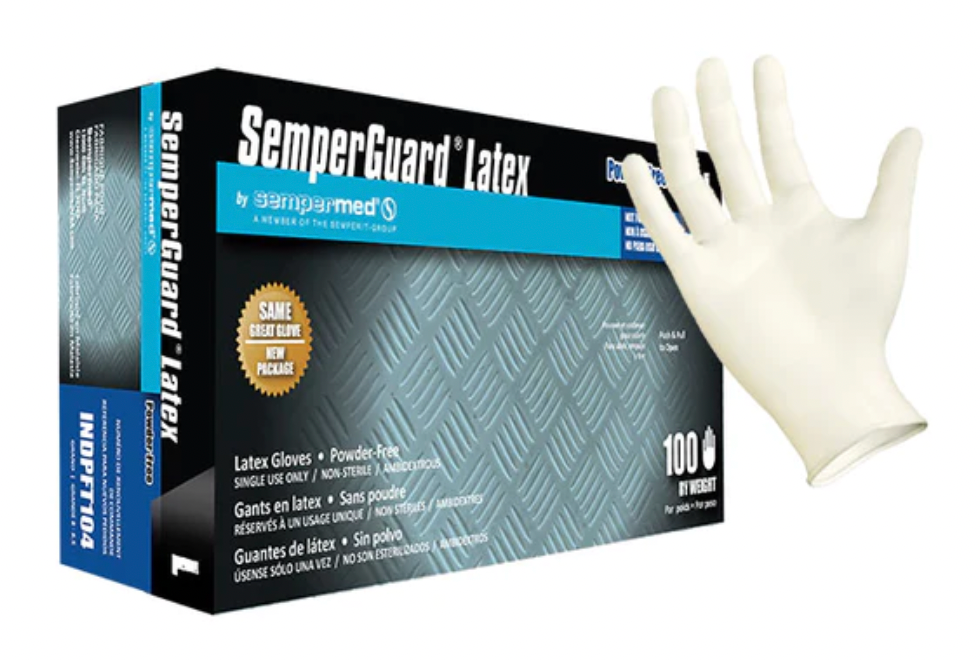 SemperGuard Latex Gloves