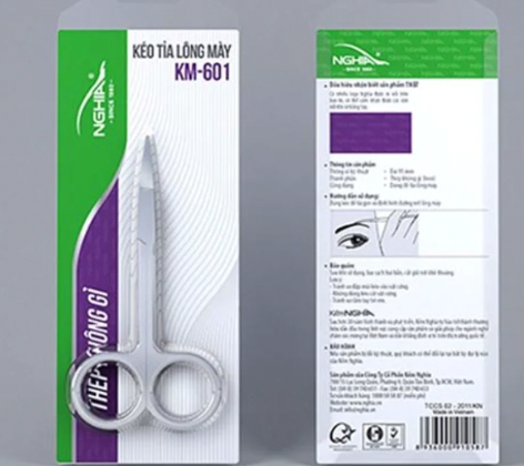 NGHIA KM-601 Eyebrow Scissors