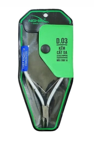 NGHIA Stainless Steel Cuticle Nipper D-03