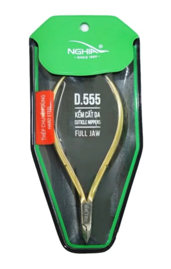 NGHIA Hard Steel Cuticle Nipper D-555