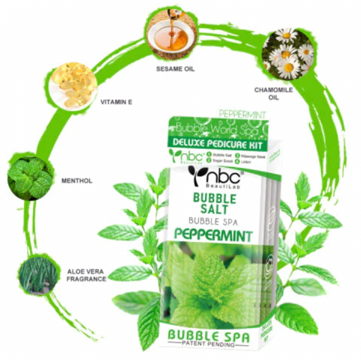 NBC Bubble Pedi Spa Peppermint