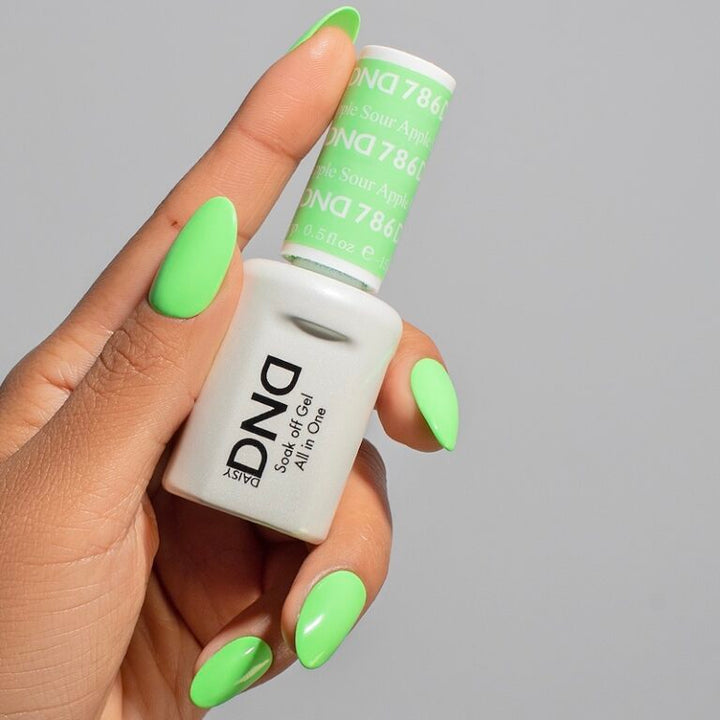 DND Sour Apple gel polish & Lacquer Duos #786