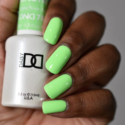 DND Sour Apple gel polish & Lacquer Duos #786