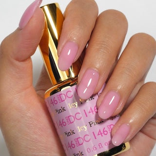 DC Icy Pink Gel Polish & Lacquer Duos #146