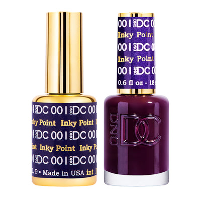 DC Inky Point Gel Polish & Lacquer Duos #001